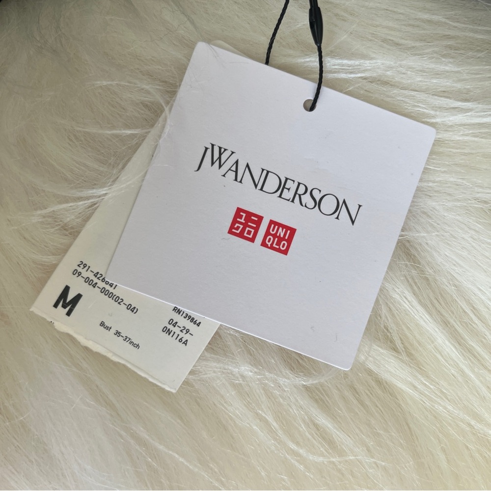 JW ANDERSON x UNIQLO  Linen Blend Gathered Dress in Black - Picture 2 of 5